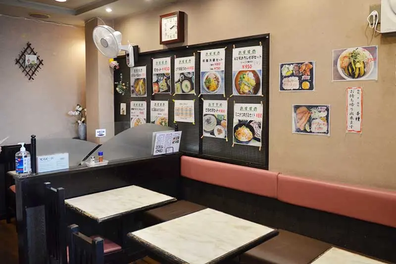 麺ハウス　くららの店内